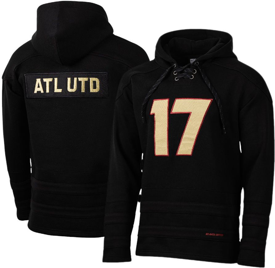 Sport Design Sweden Men's Atlanta United Black Hockey Pullover Hoodie