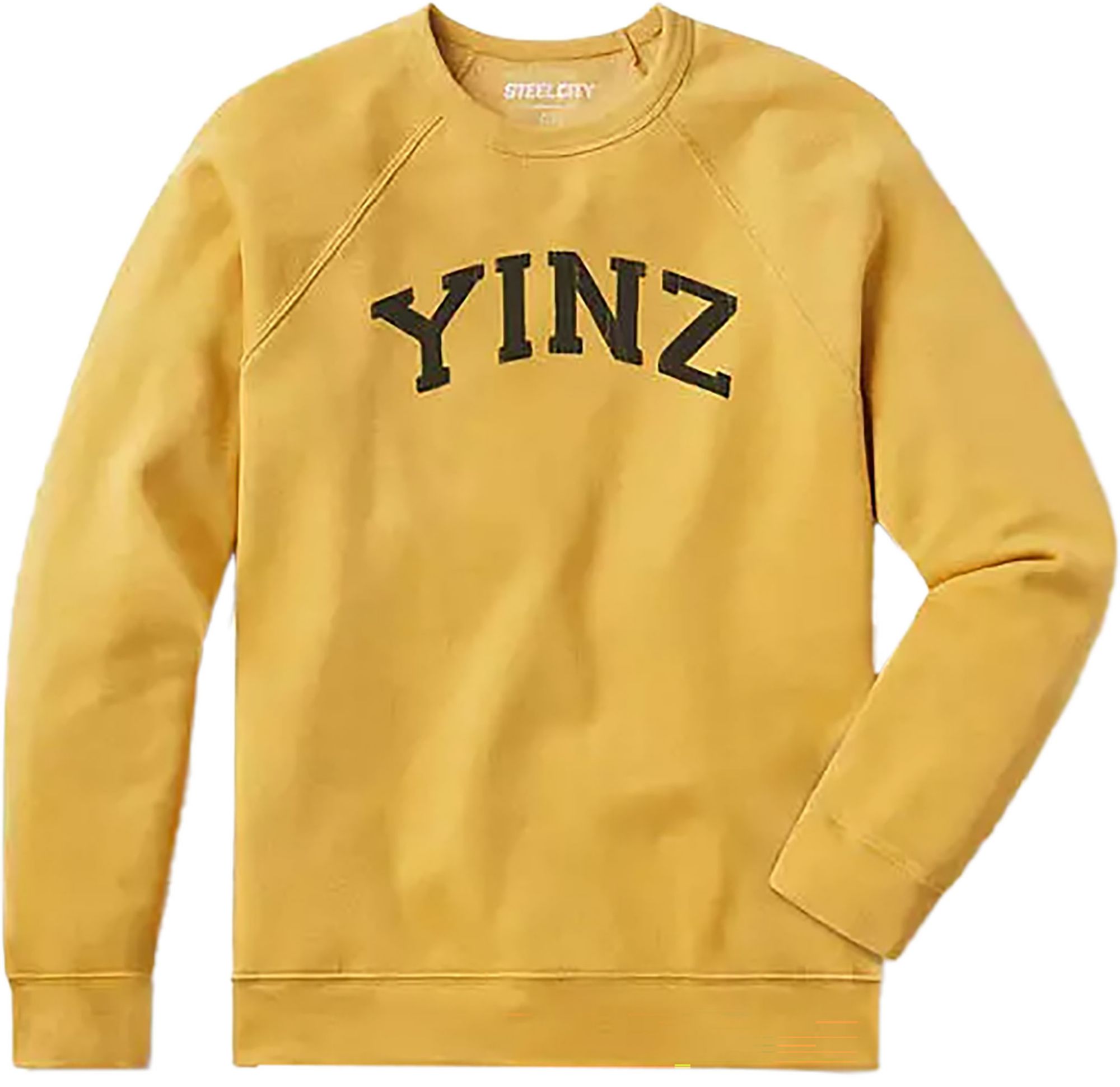 Steel City Adult Pittsburgh Gold YINZ Crewneck Sweatshirt