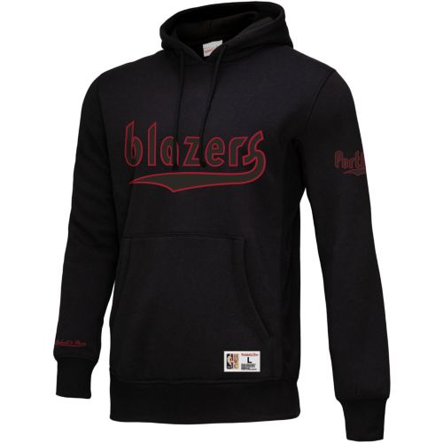 Nike Youth Portland Trail Blazers Black Club Logo Fleece Pullover