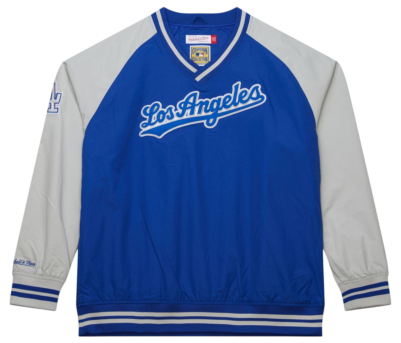 Mitchell & Ness Men's Los Angeles Dodgers Royal Vintage Logo Pullover Hoodie