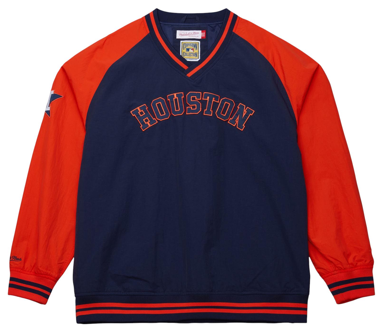 Mitchell &amp; Ness Men's Houston Astros Navy Vintage Logo Pullover Sweatshirt