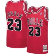 Nike Chicago Bulls 1984 Rookie year Michael Jordan #23 store jersey Mens XL