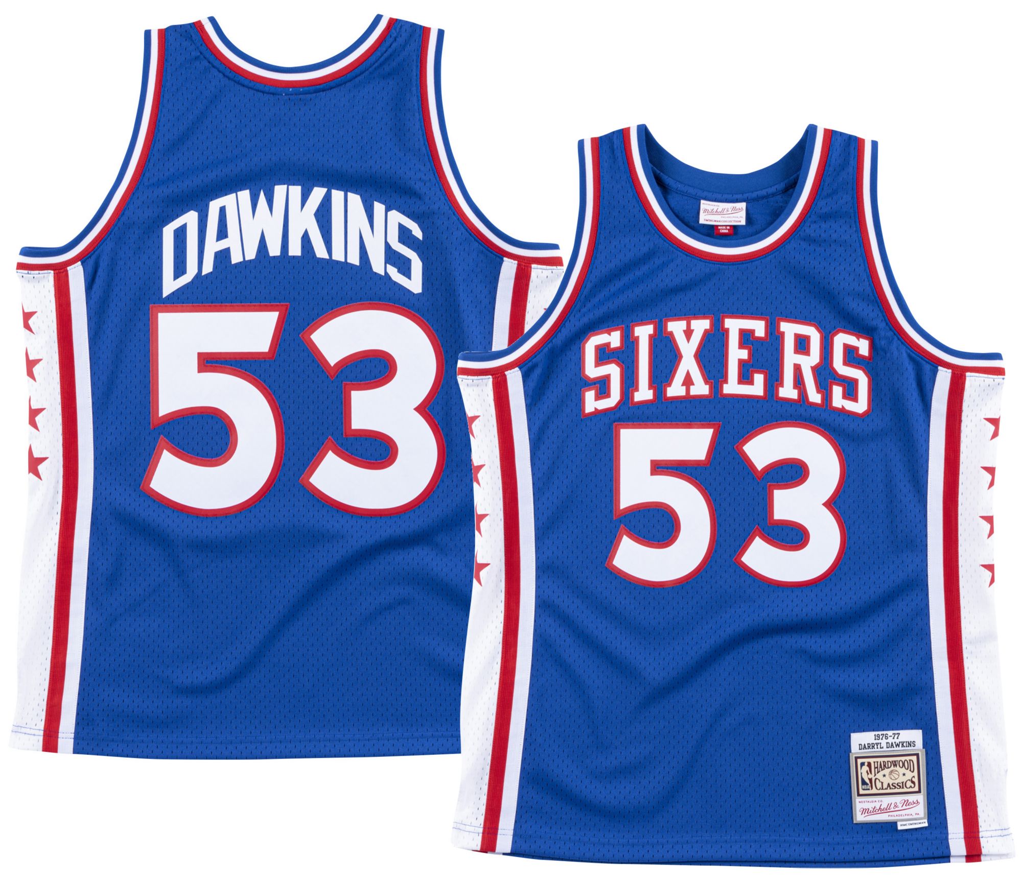 Mitchell & Ness Adult Philadelphia 76ers Darryl Dawkins #53 Swingman '76 Jersey