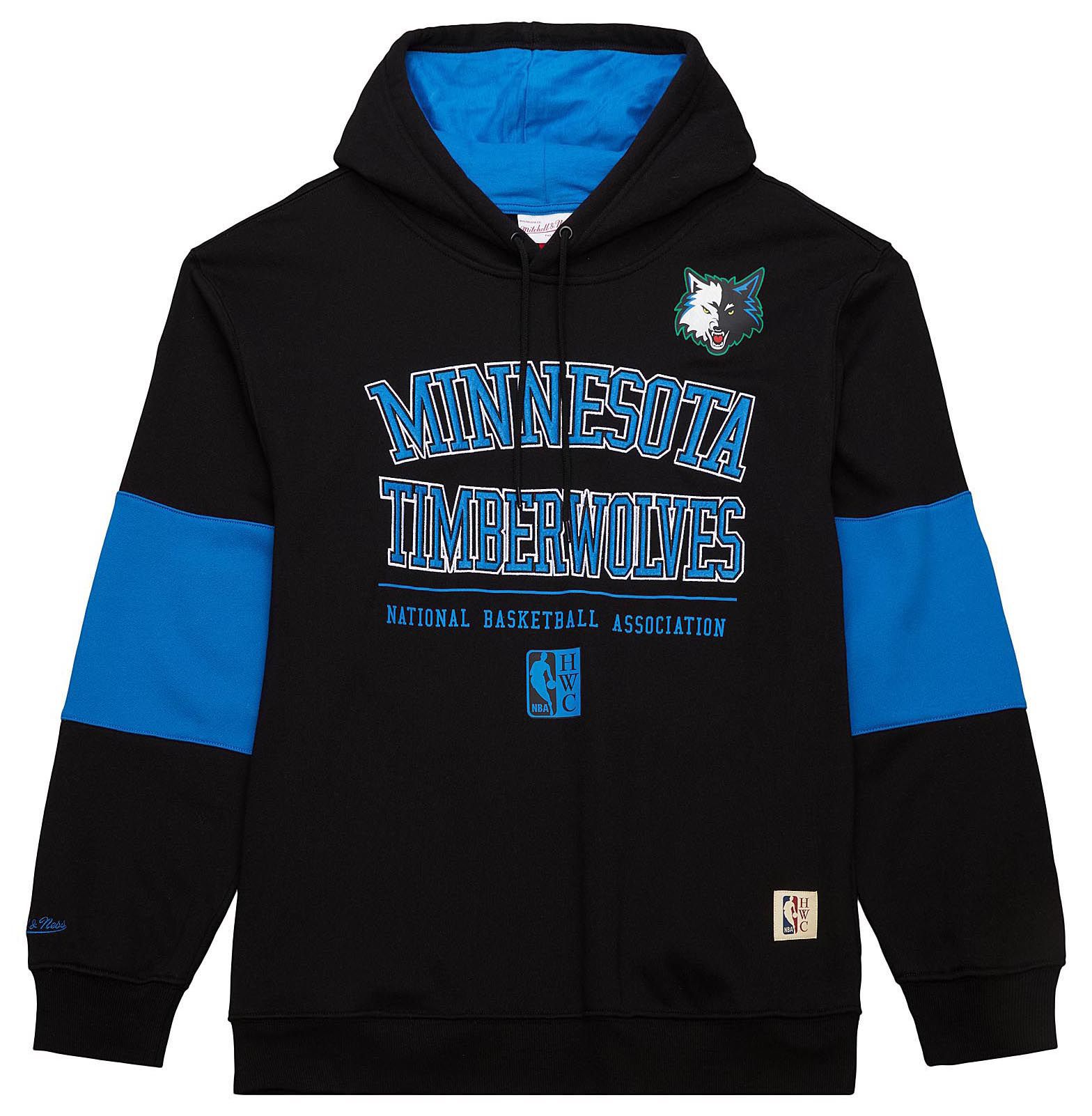 Mitchell & Ness Adult Minnesota Timberwolves Retro Logo Hoodie