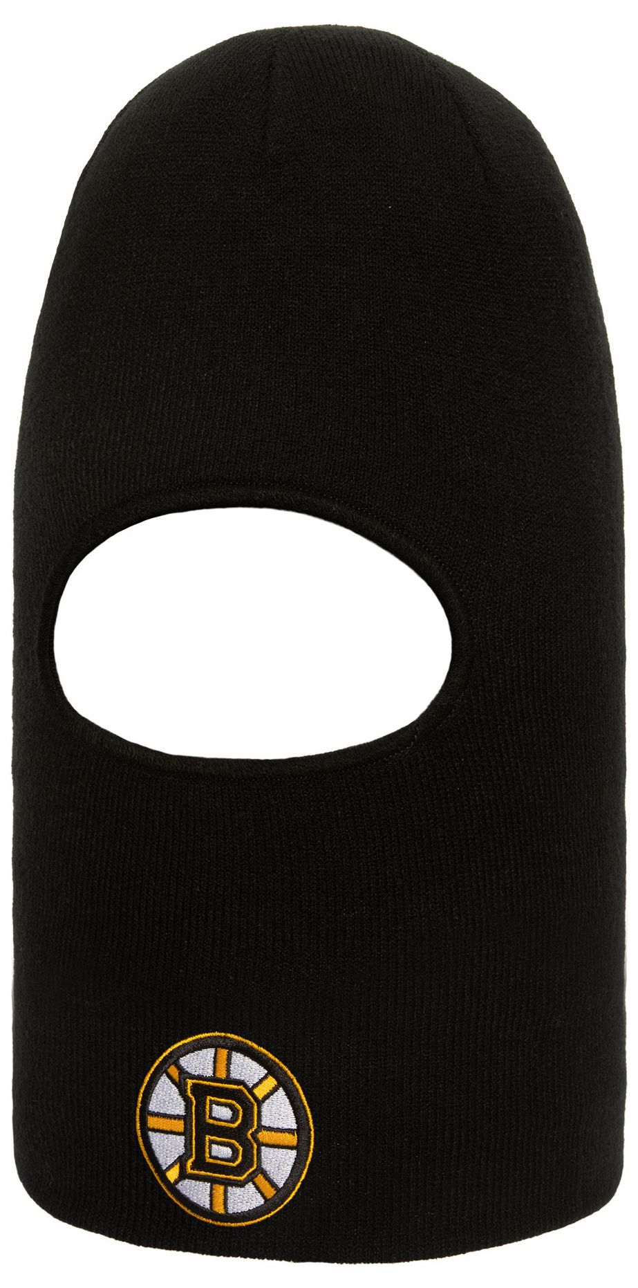 Mitchell &amp; Ness Adult Boston Bruins Tailgate Black Balaclava Knit Beanie