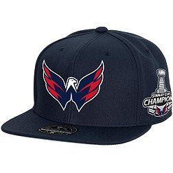 Mitchell & Ness Adult Washington Capitals Patch Navy Fitted Hat
