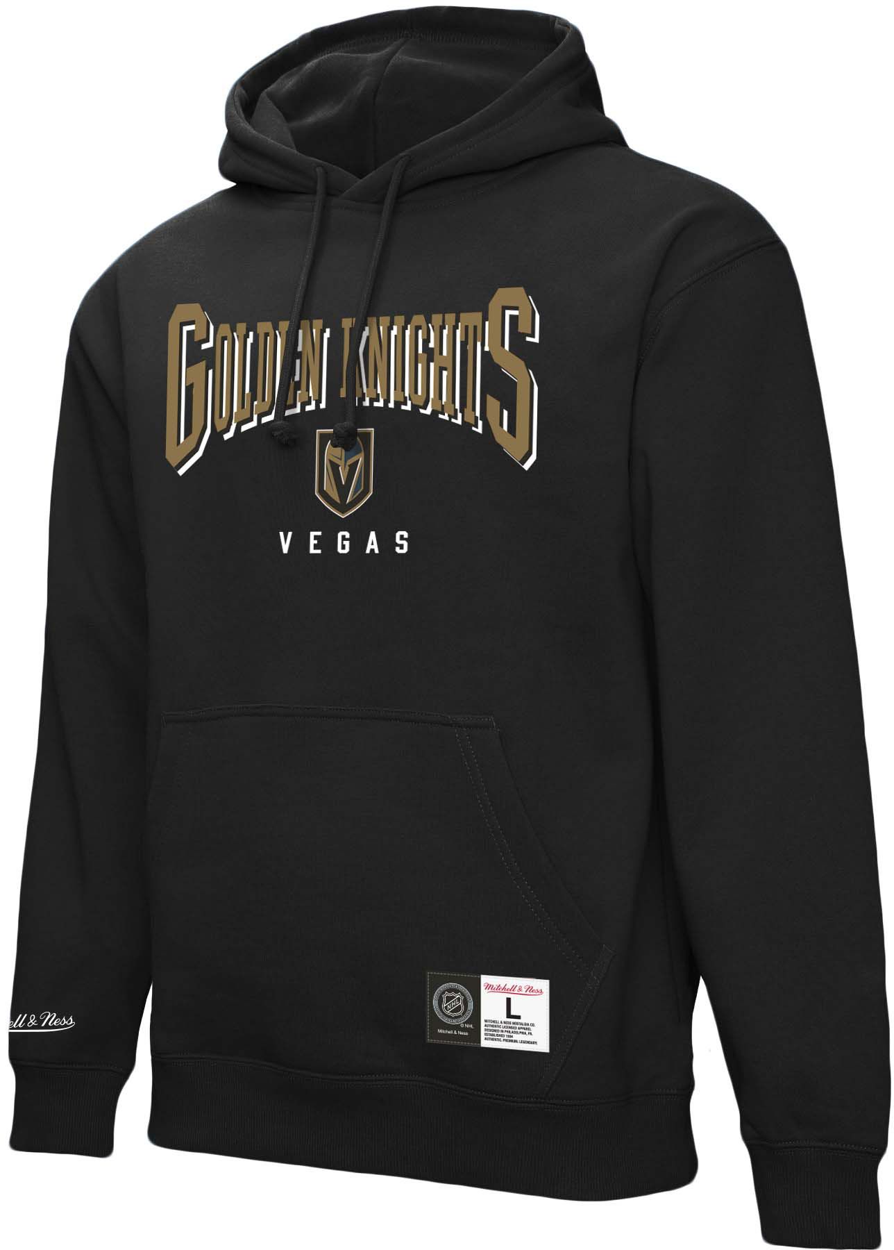 Mitchell & Ness Adult Vegas Golden Knights All In Black Pullover Hoodie