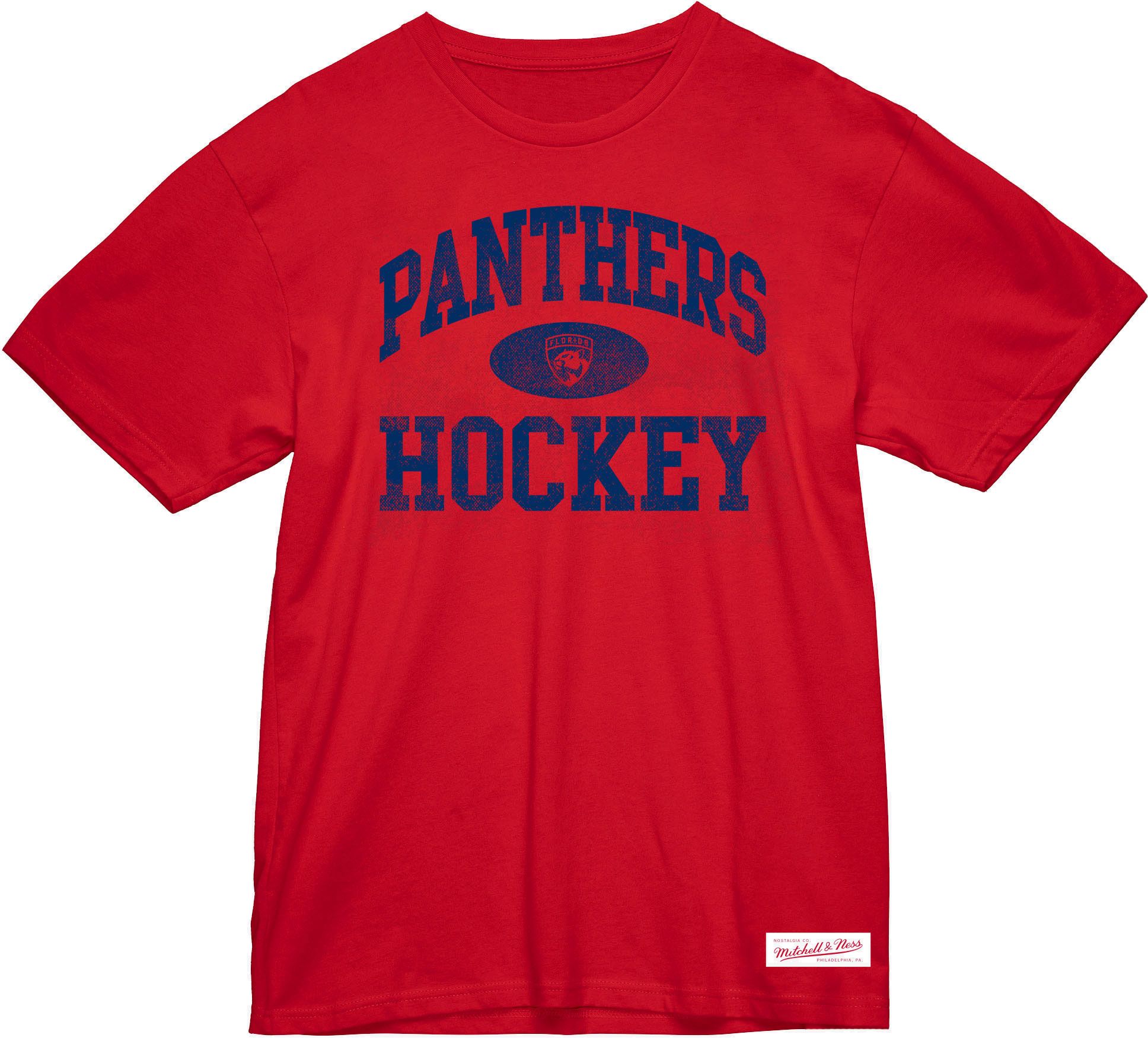 Mitchell &amp; Ness Men's Florida Panthers Red Powerplay Slub T-Shirt