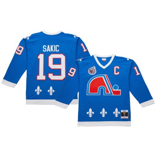 Mitchell Ness Men's Quebec Nordiques Joe Sakic #19 1994 Vintage