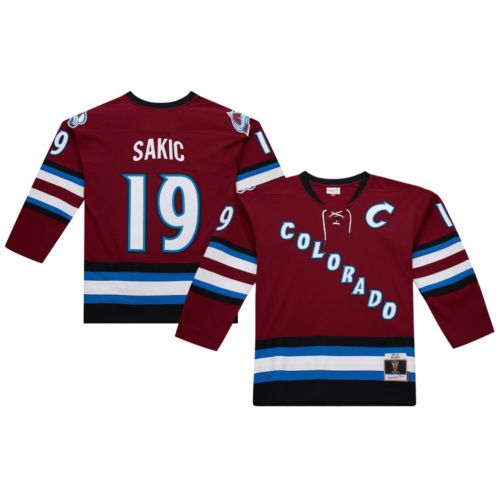 Avalanche Ducks 2015 Third Jersey Mitchell Ness Big Tall Colorado