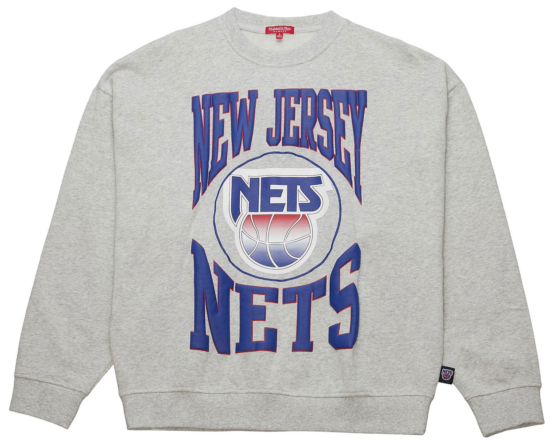 Mitchell & Ness Women's Brooklyn Nets Logo Crewneck Sweatshirt