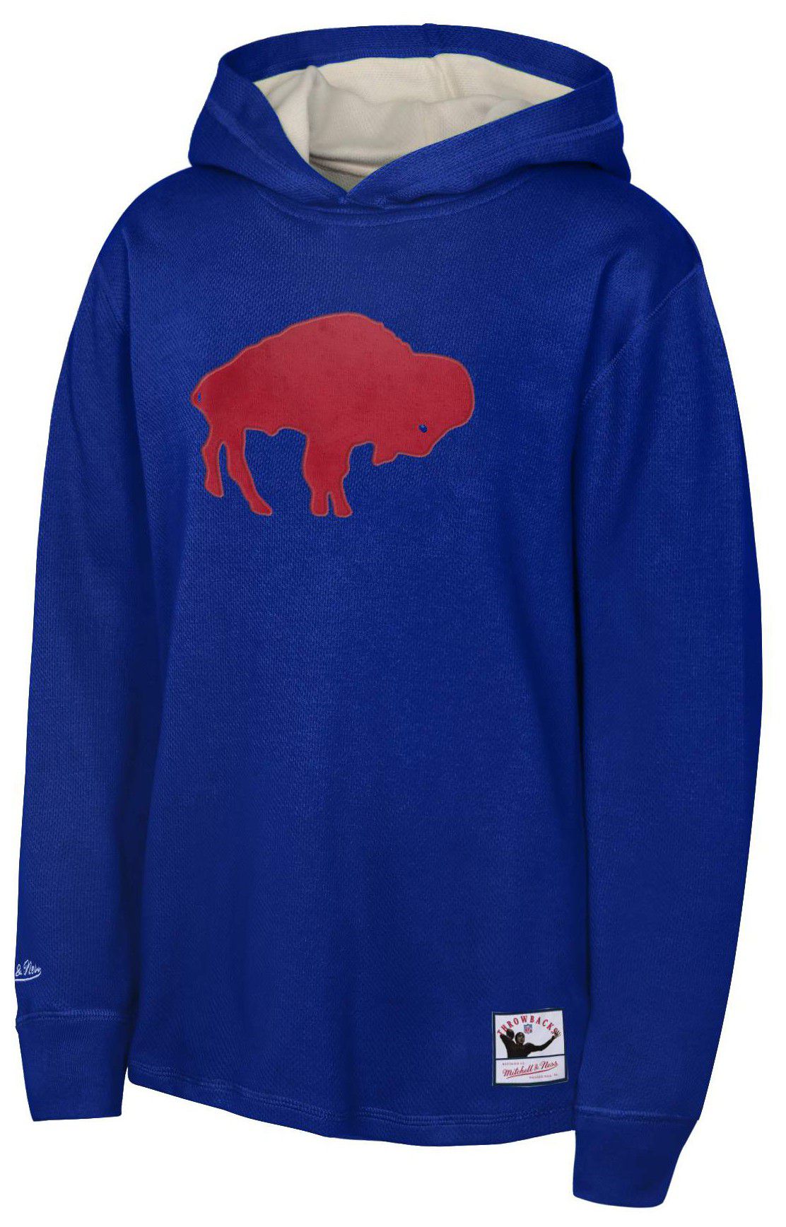 Mitchell &amp; Ness Youth Buffalo Bills Thermal Blue Hoodie