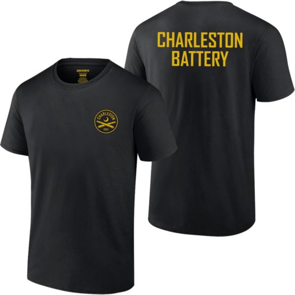 Icon Sports Group Youth Charleston Battery 2-Hit Black T-Shirt