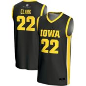 Prosphere Women's Iowa Hawkeyes #22 Black Caitlin Clark Full