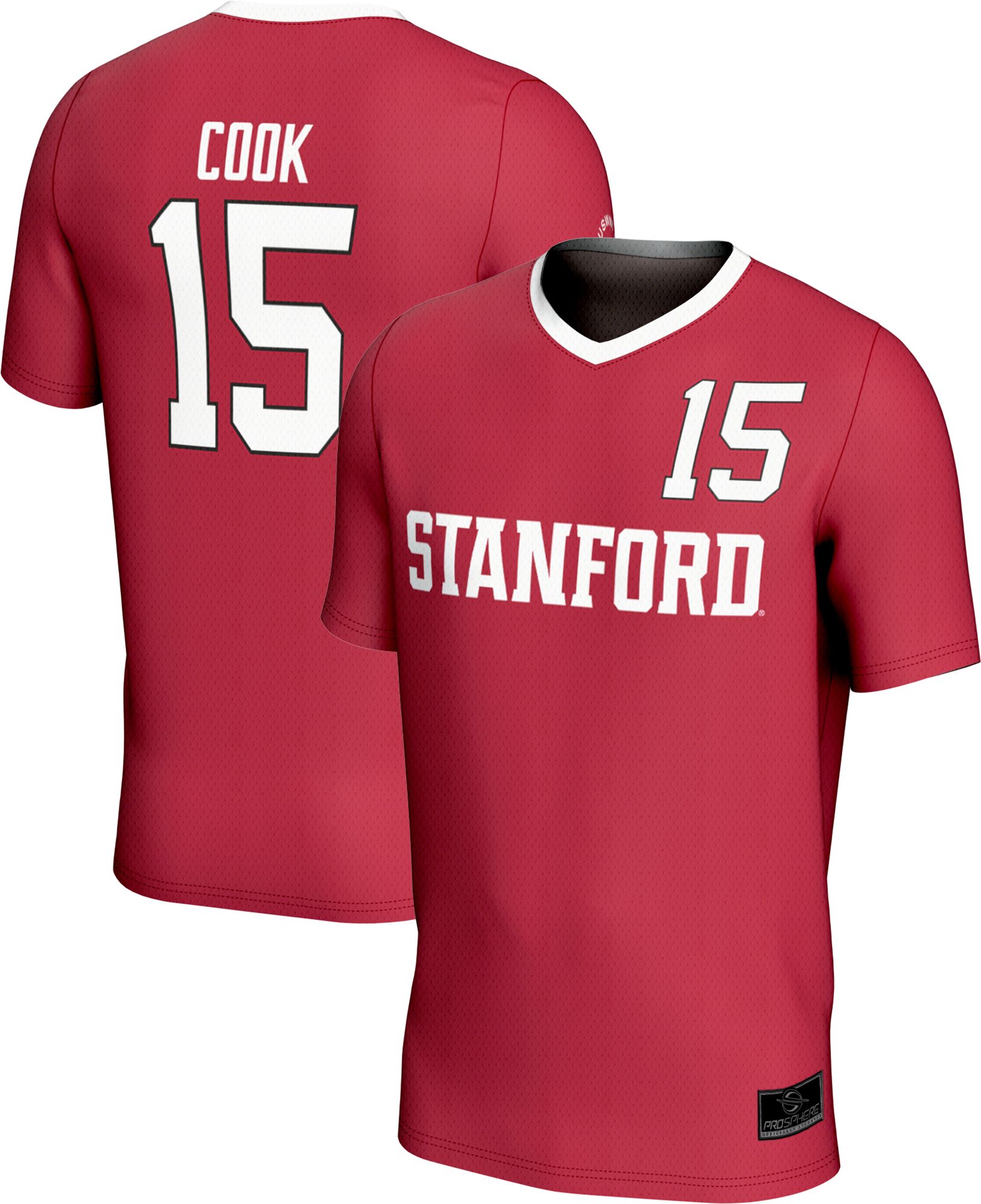 ProSphere Youth Stanford Cardinal Alana Cook #15 Cardinal Full Sublimated Throwback Replica Soccer Jersey