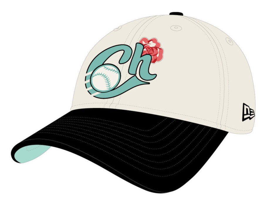 New Era Adult Charros de Jalisco White 2Tone Rose 9Forty Adjustable Hat