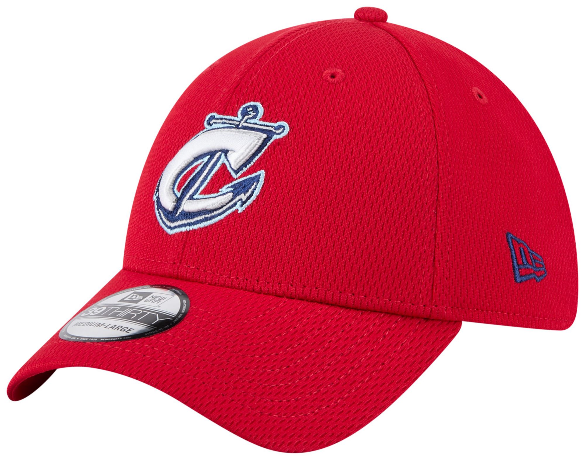 New Era Adult Columbus Clippers Batting Practice Red 39Thirty Fitted Hat