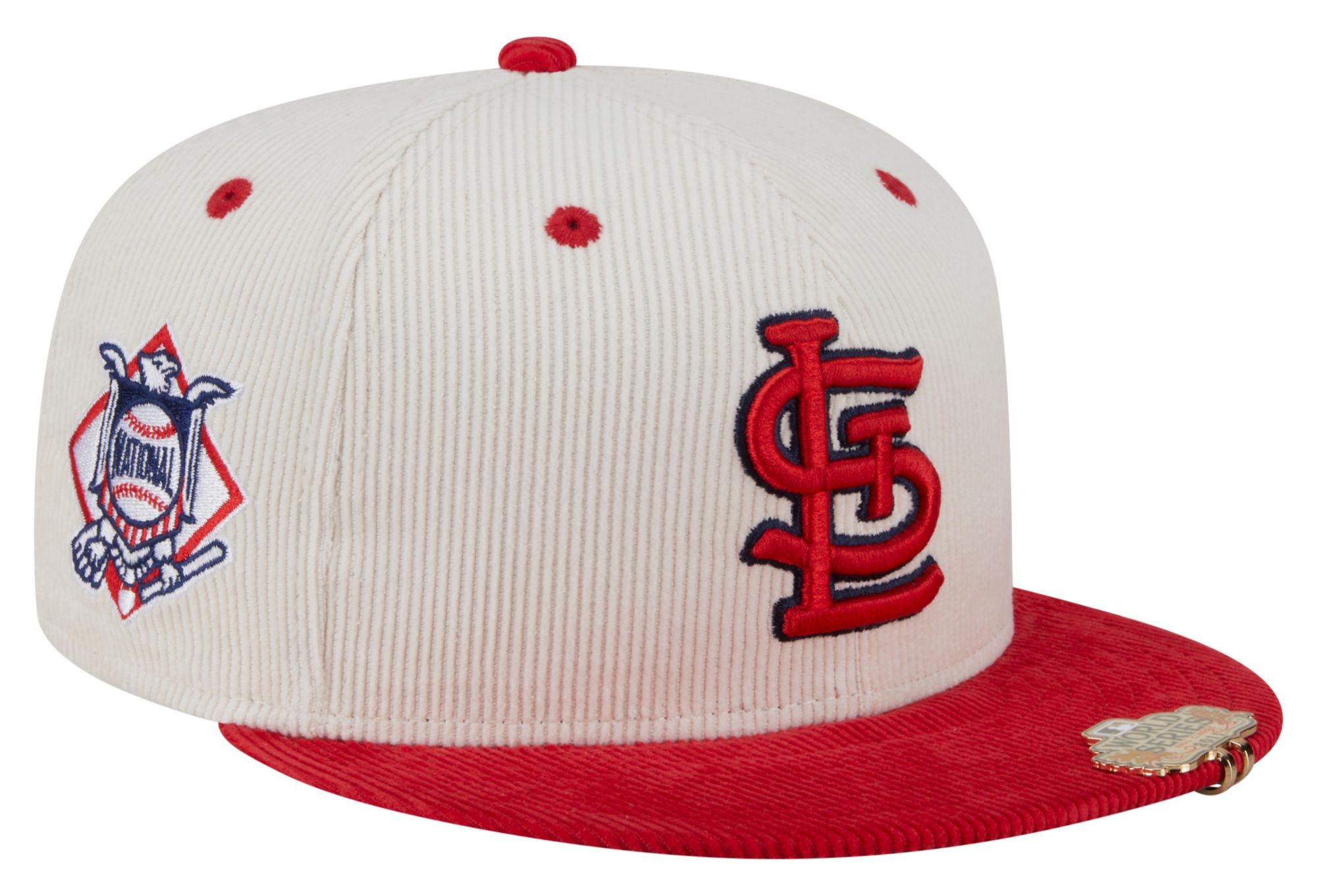 New Era Adult St. Louis Cardinals Cream 2Tone Corduroy 59Fifty Fitted Hat