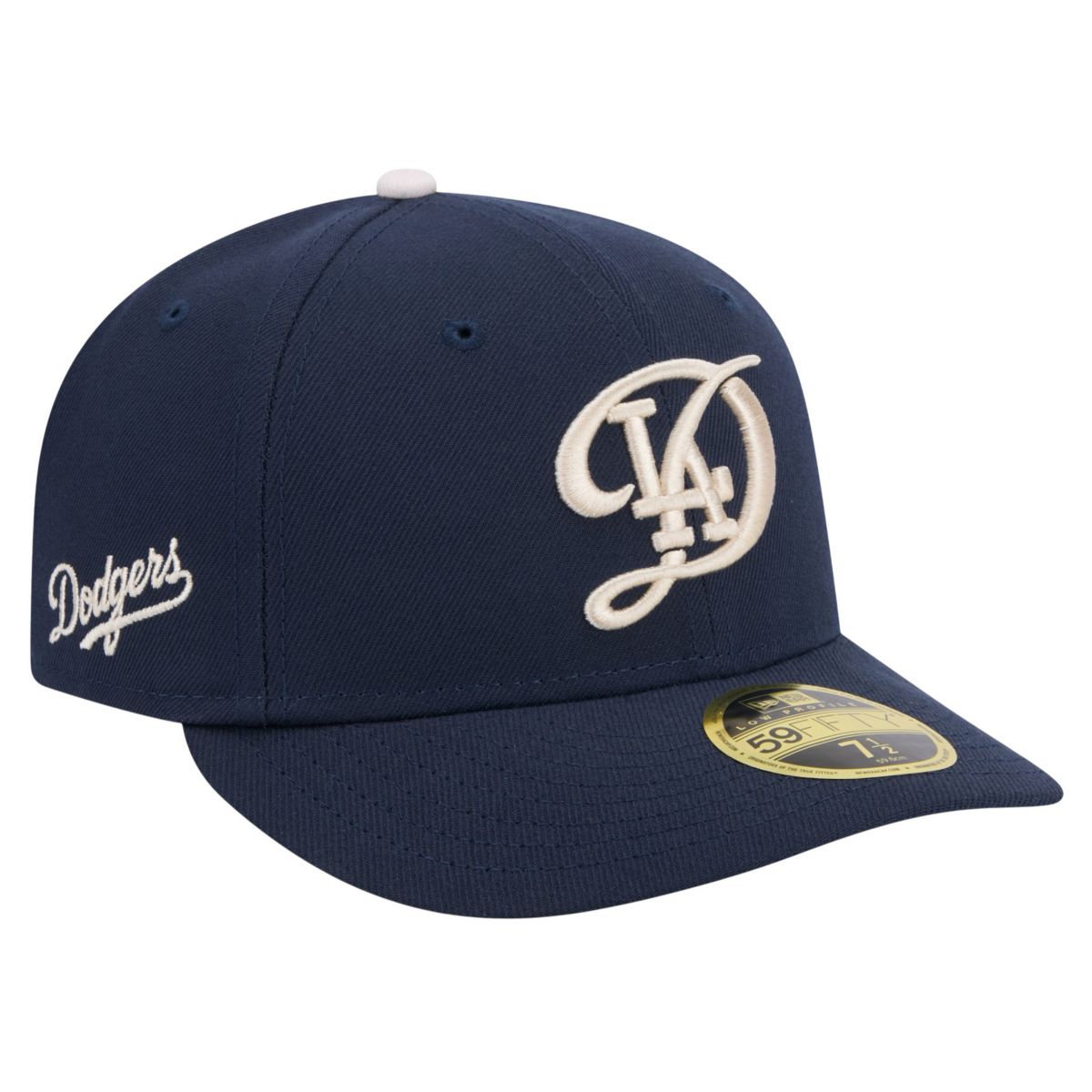 Dodgers Los Angeles New Era Sequin Blue 9FORTY Women\'s Cap Womens LA Dodgers Baseball Cap New Era 9Forty Blue Metallic  main image 3