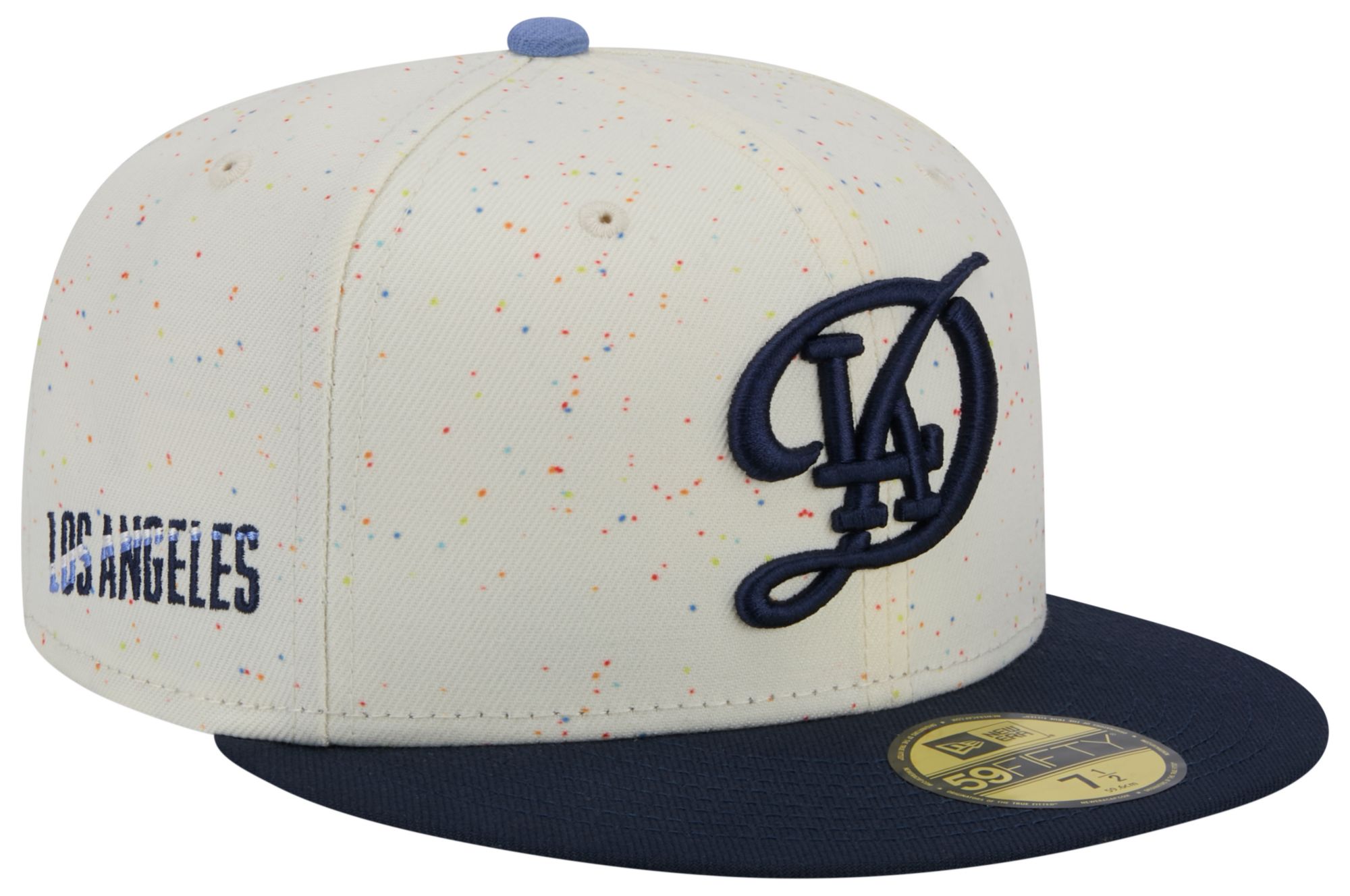 New Era Adult Los Angeles Dodgers Blue Logo 59Fifty Fitted Hat