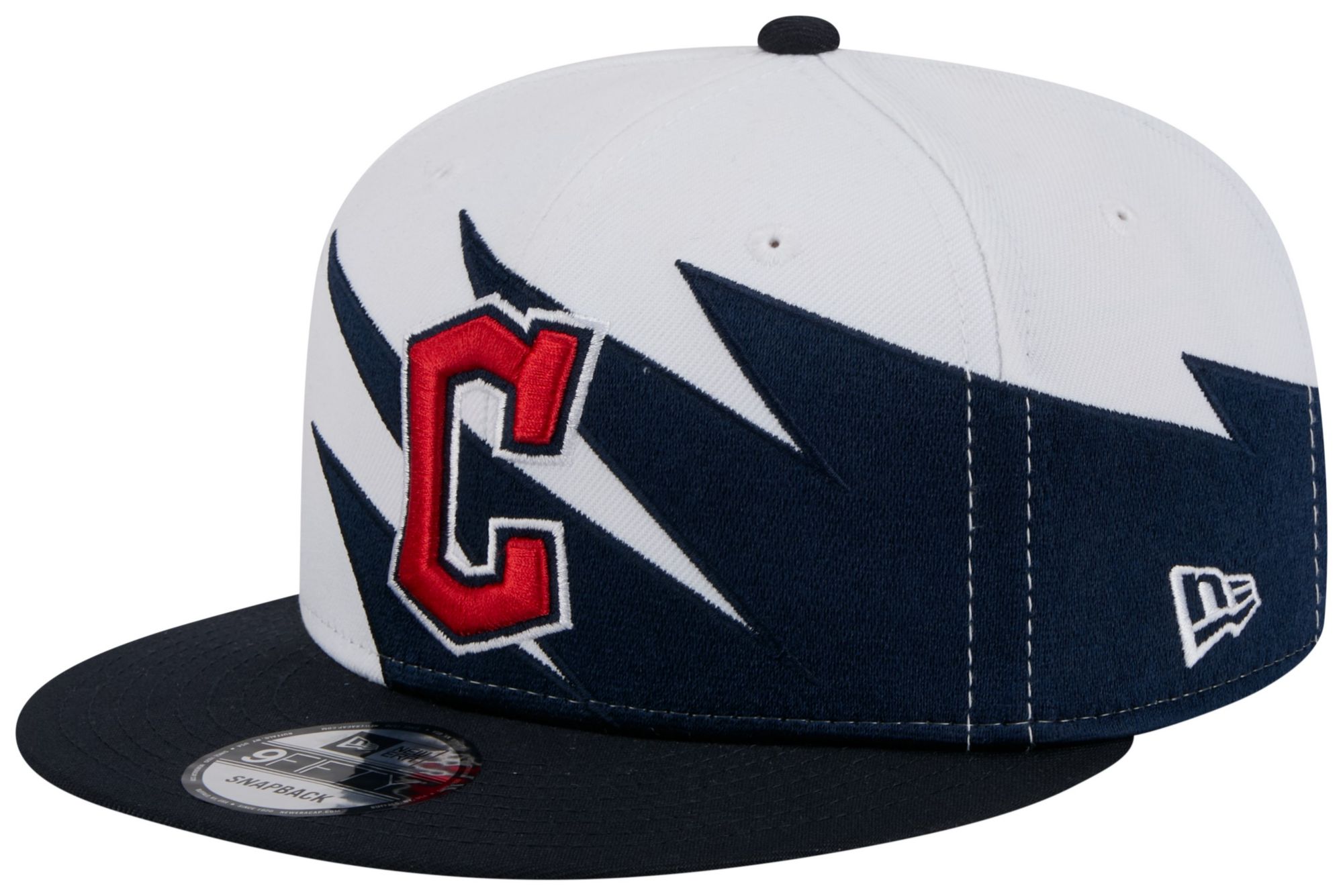 New Era Adult Cleveland Guardians Navy Jagged 9Fifty Adjustable Hat