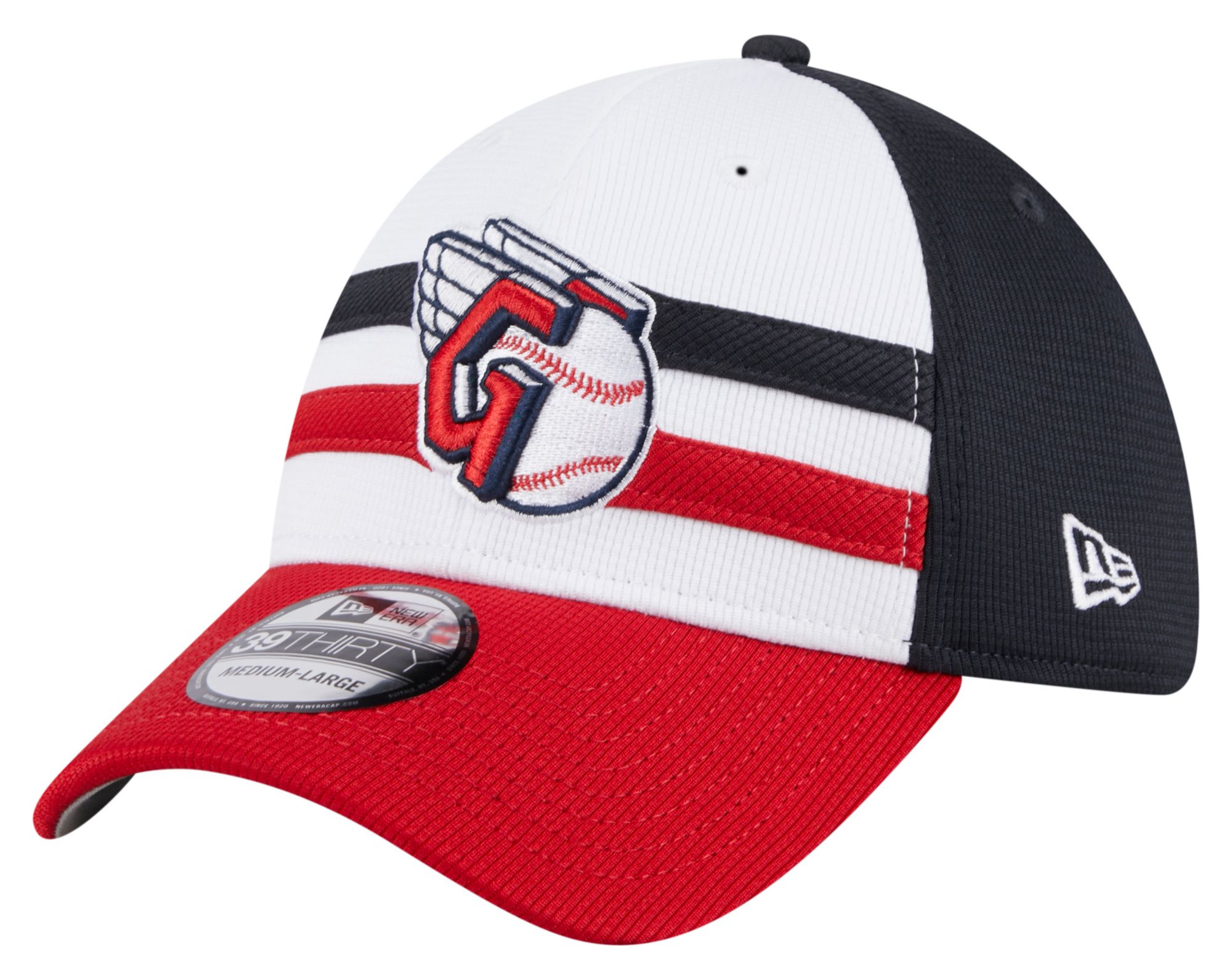 New Era Adult Cleveland Guardians Navy 39Thirty Stretch Fit Hat