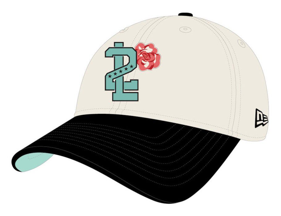 New Era Adult Tecolotes de los Dos Laredos White 2Tone Rose 9Forty Adjustable Hat