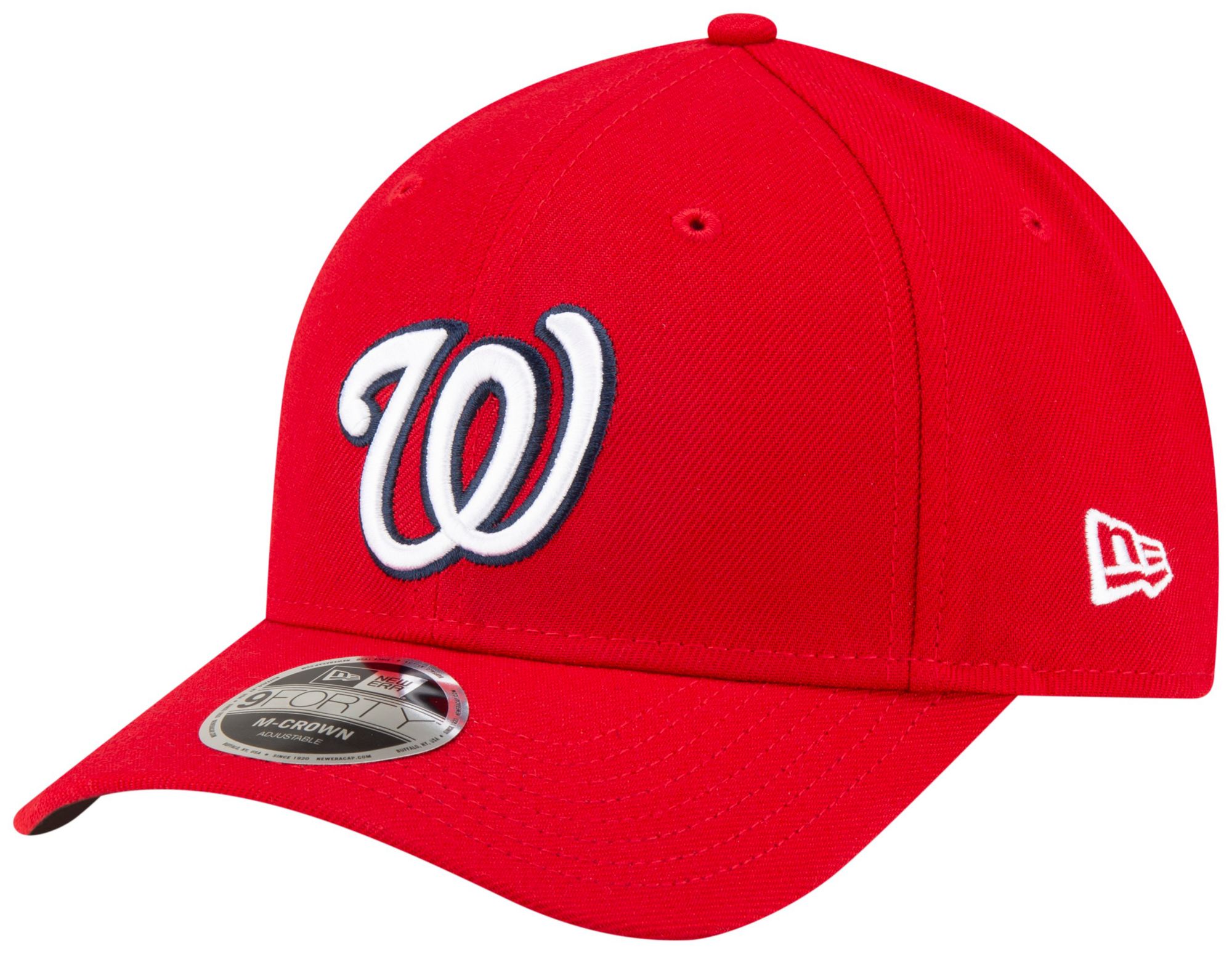 New Era Adult Washington Nationals Red Player Replica 9Forty Adjustable Hat