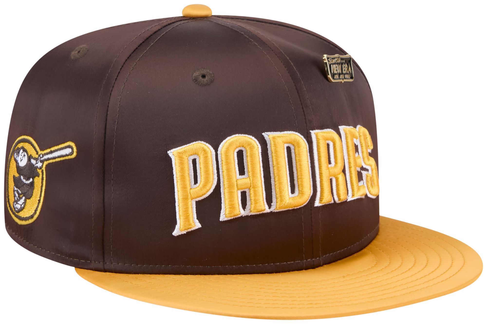 New Era Adult San Diego Padres Brown Satin 59Fifty Fitted Hat