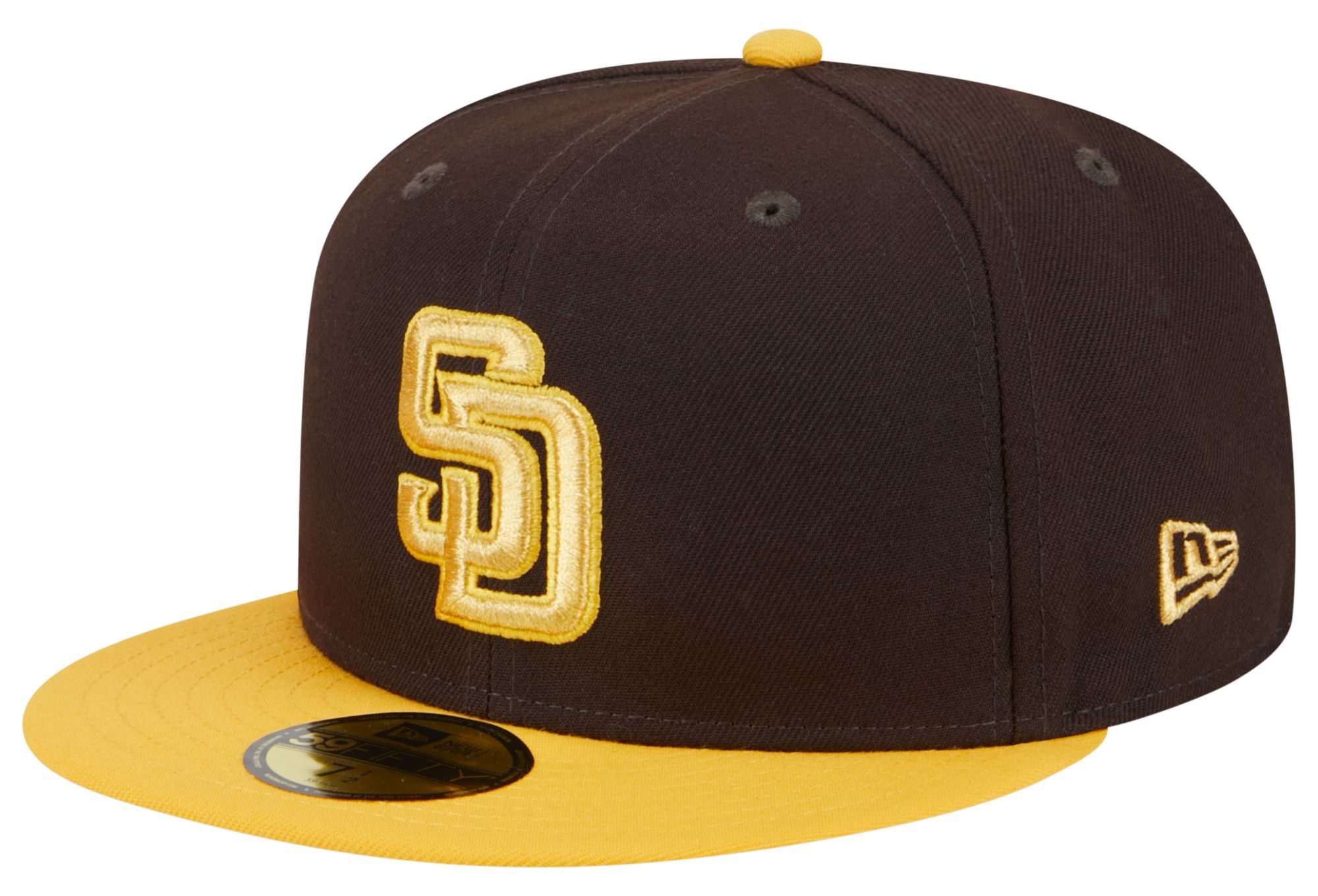 New Era Adult San Diego Padres Brown Game Day 59Fifty Fitted Hat