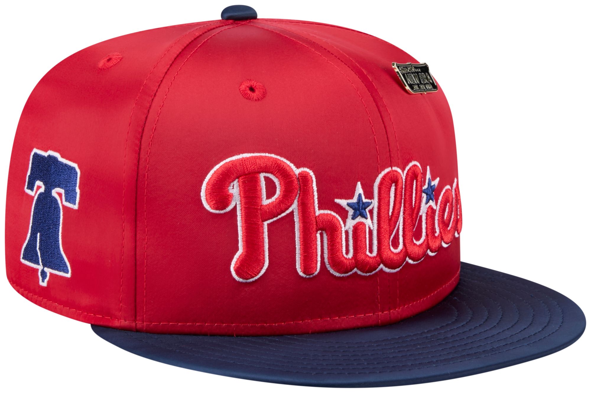 New Era Adult Philadelphia Phillies Red Satin 59Fifty Fitted Hat