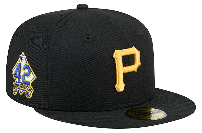 New Era Adult Pittsburgh Pirates Black Jackie Robinson Day 59Fifty Fitted Hat