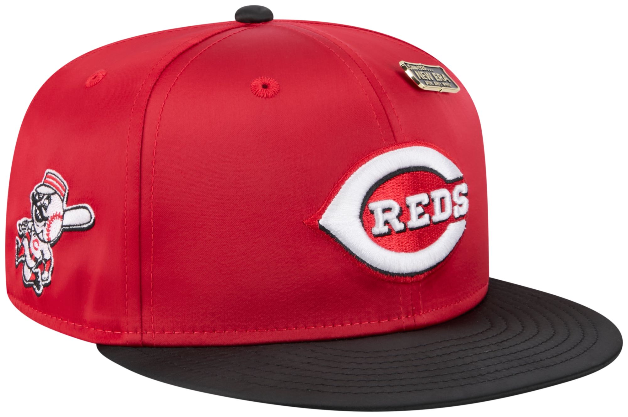 New Era Adult Cincinnati Reds Red Satin 59Fifty Fitted Hat