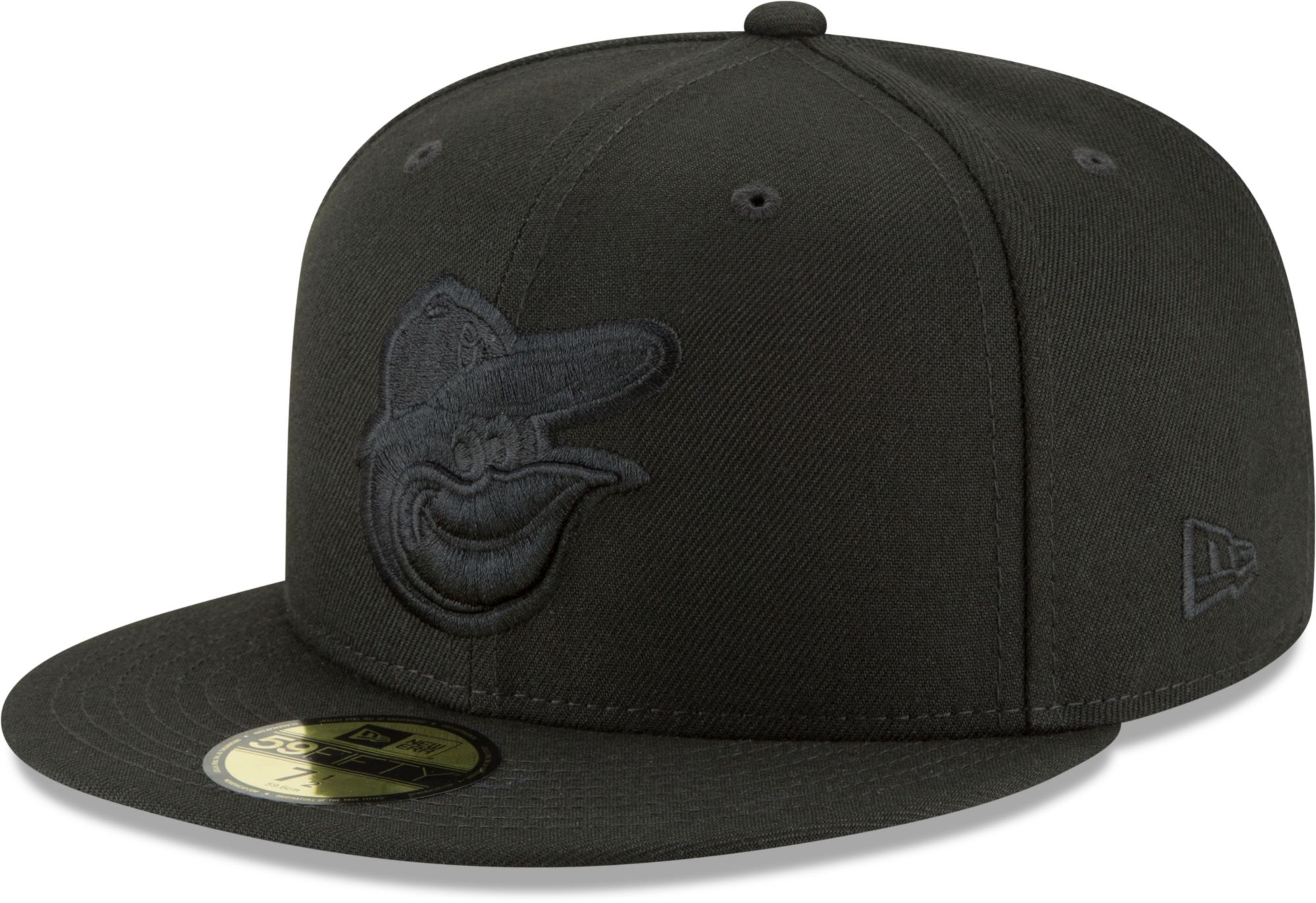 New Era Adult Baltimore Orioles Black 59Fifty Fitted Hat