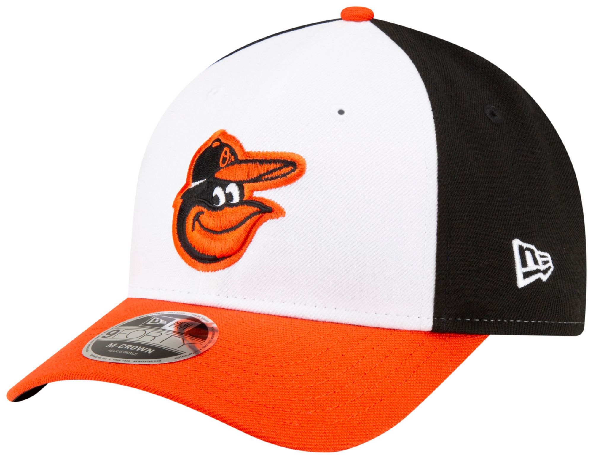 New Era Adult Baltimore Orioles Black Player Replica 9Forty Adjustable Hat