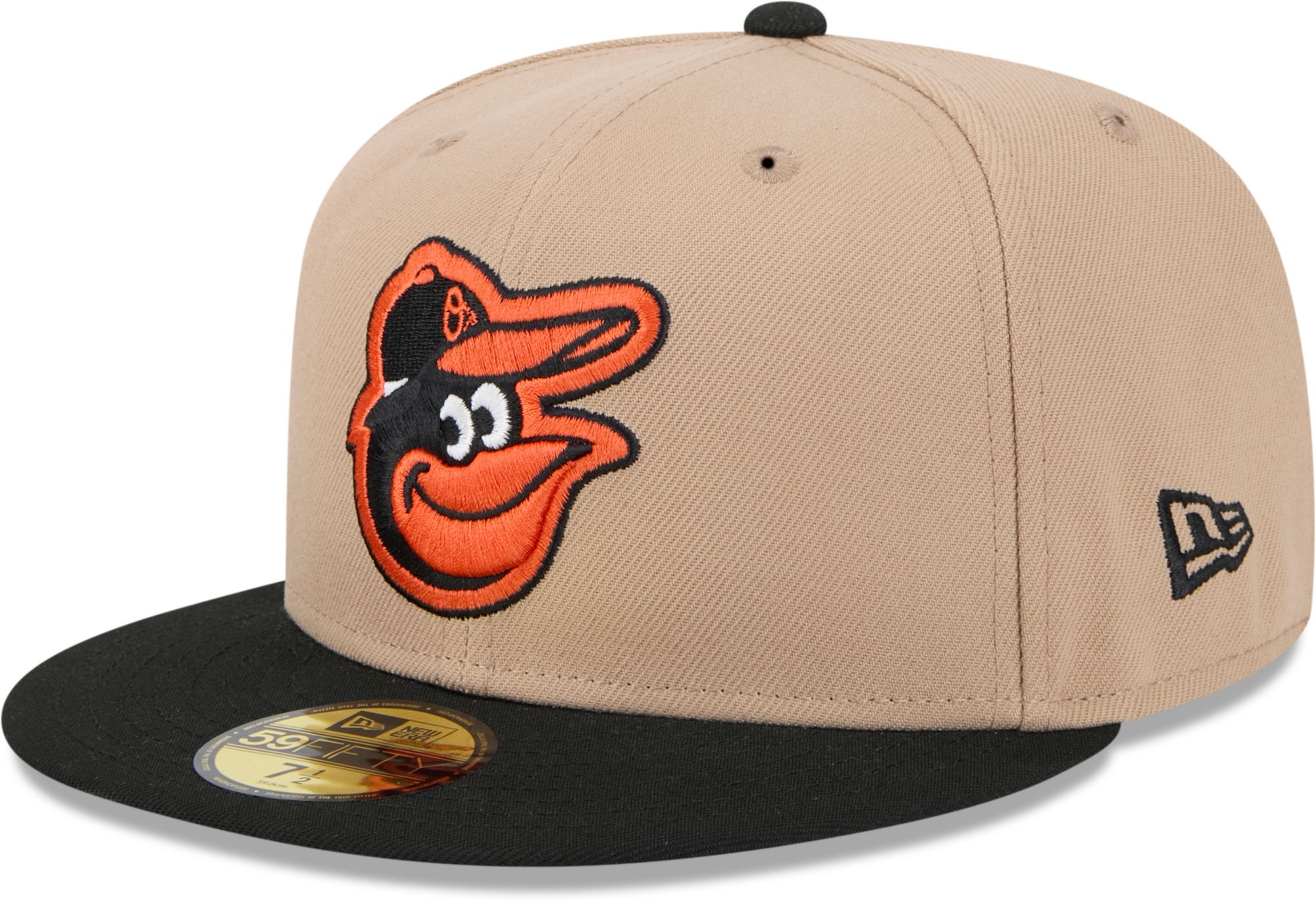 New Era Adult Baltimore Orioles Brown Evergreen 59Fifty Fitted Hat