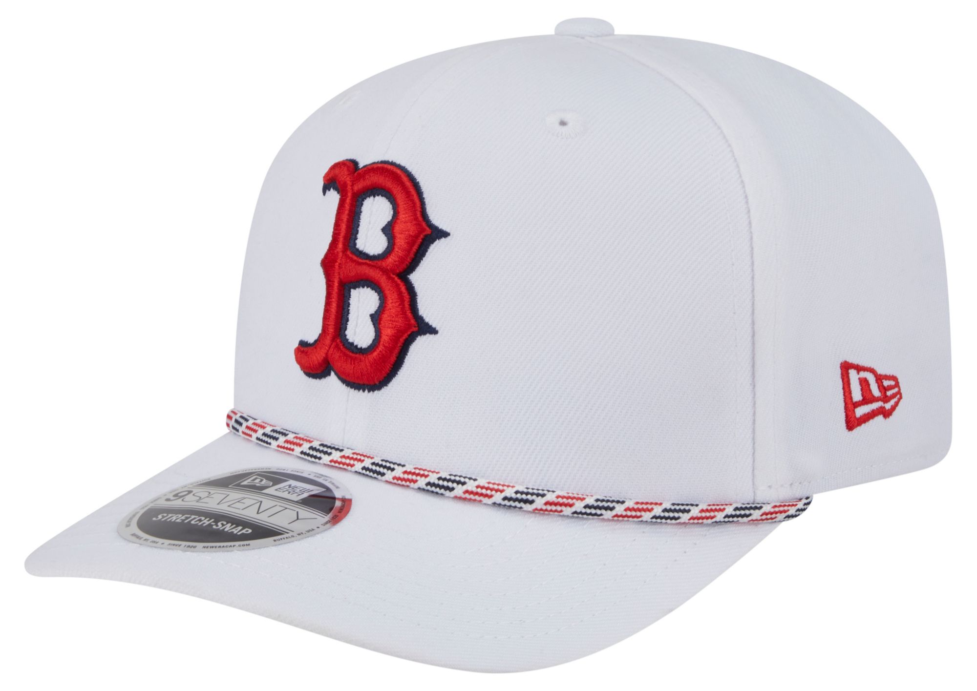 New Era Adult Boston Red Sox White Multi Rope 9Seventy Adjustable Hat