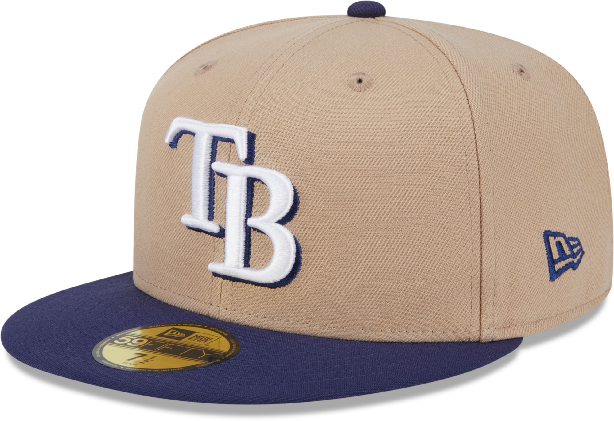 New Era Adult Tampa Bay Rays Brown Evergreen 59Fifty Fitted Hat