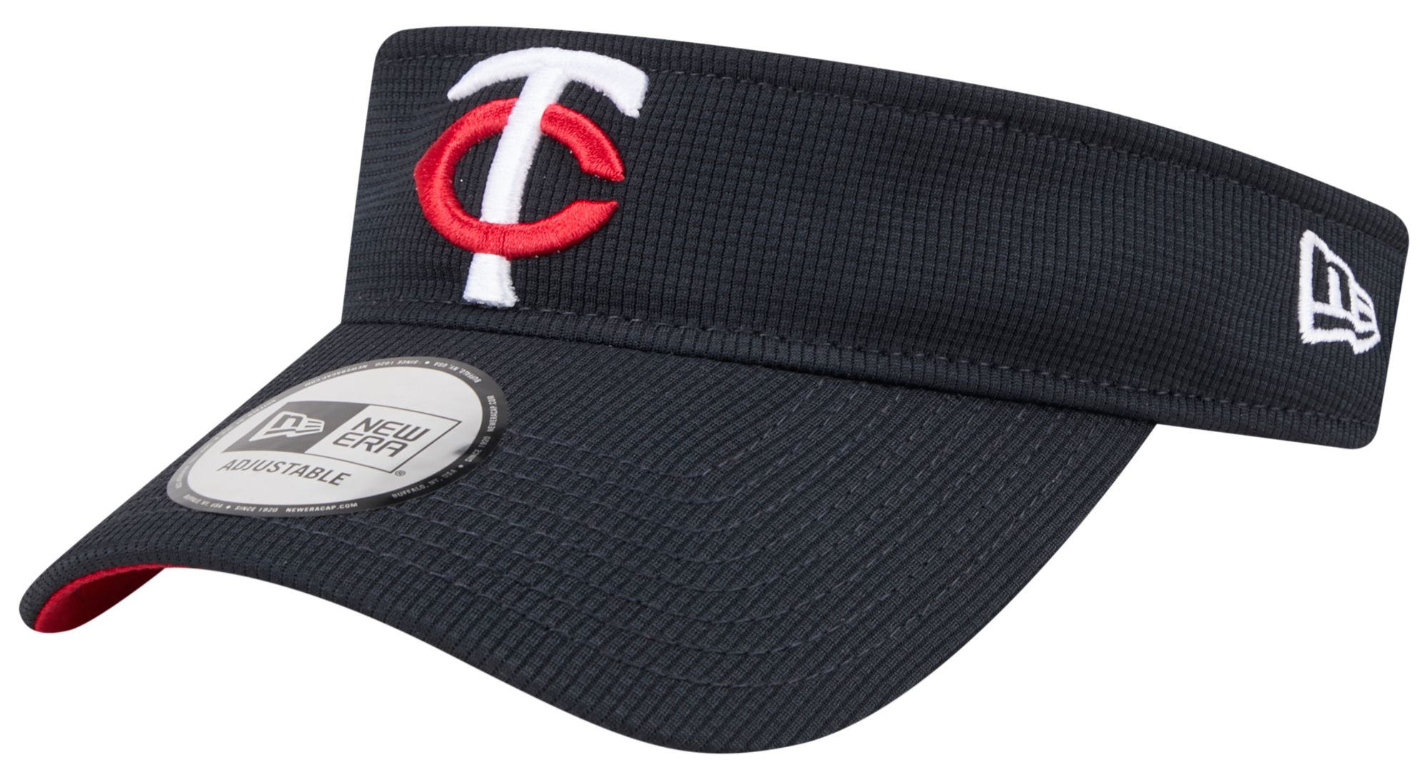 New Era Adult Minnesota Twins Navy Game Day Adjustable Visor