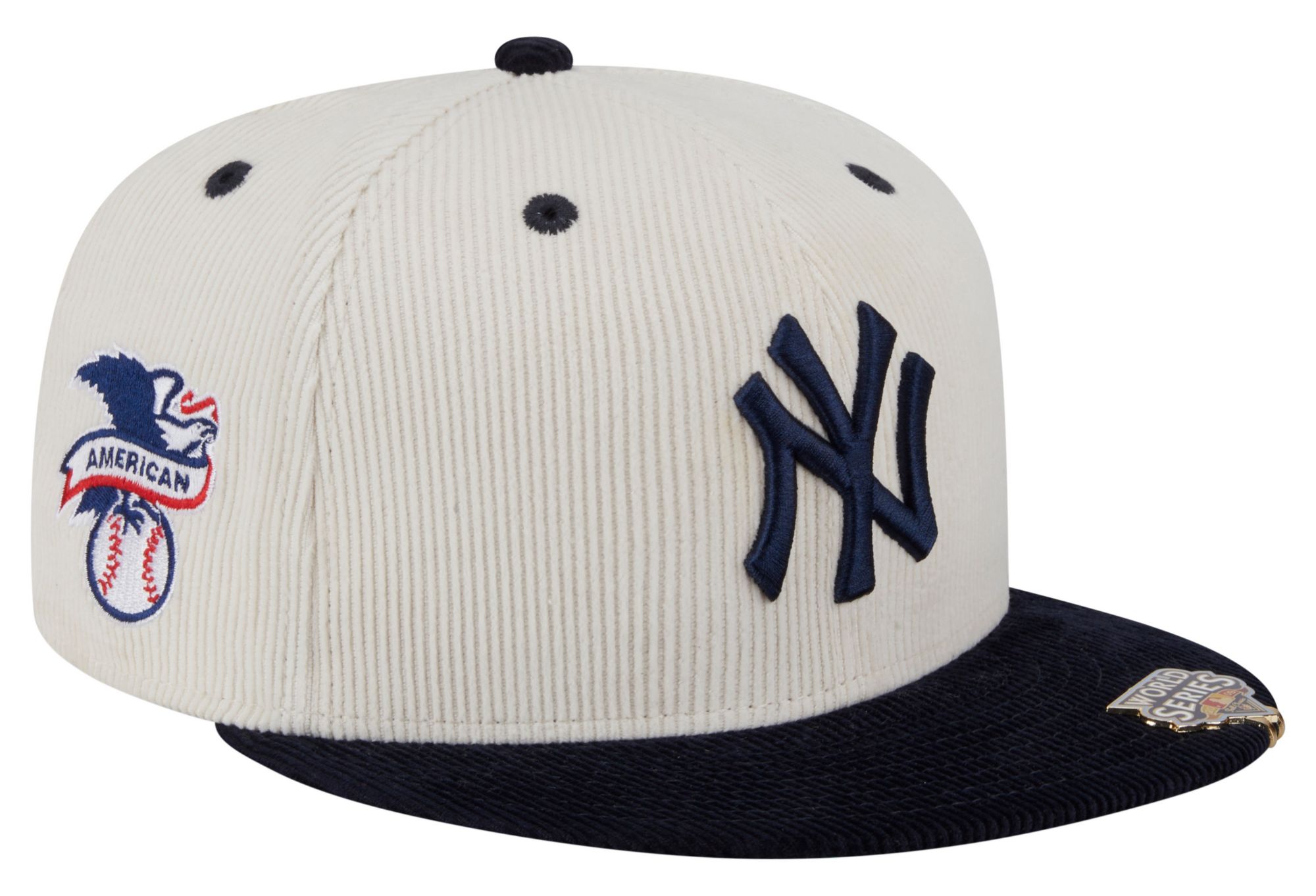 New Era Adult New York Yankees Cream 2Tone Corduroy 59Fifty Fitted Hat