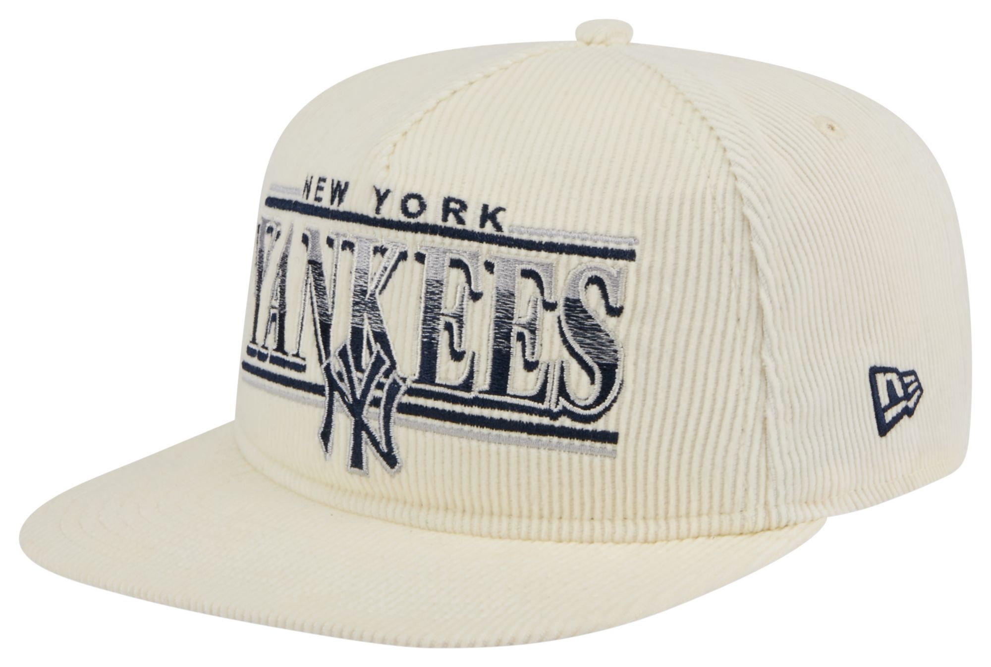 New Era Adult New York Yankees White Throwback Golfer Hat