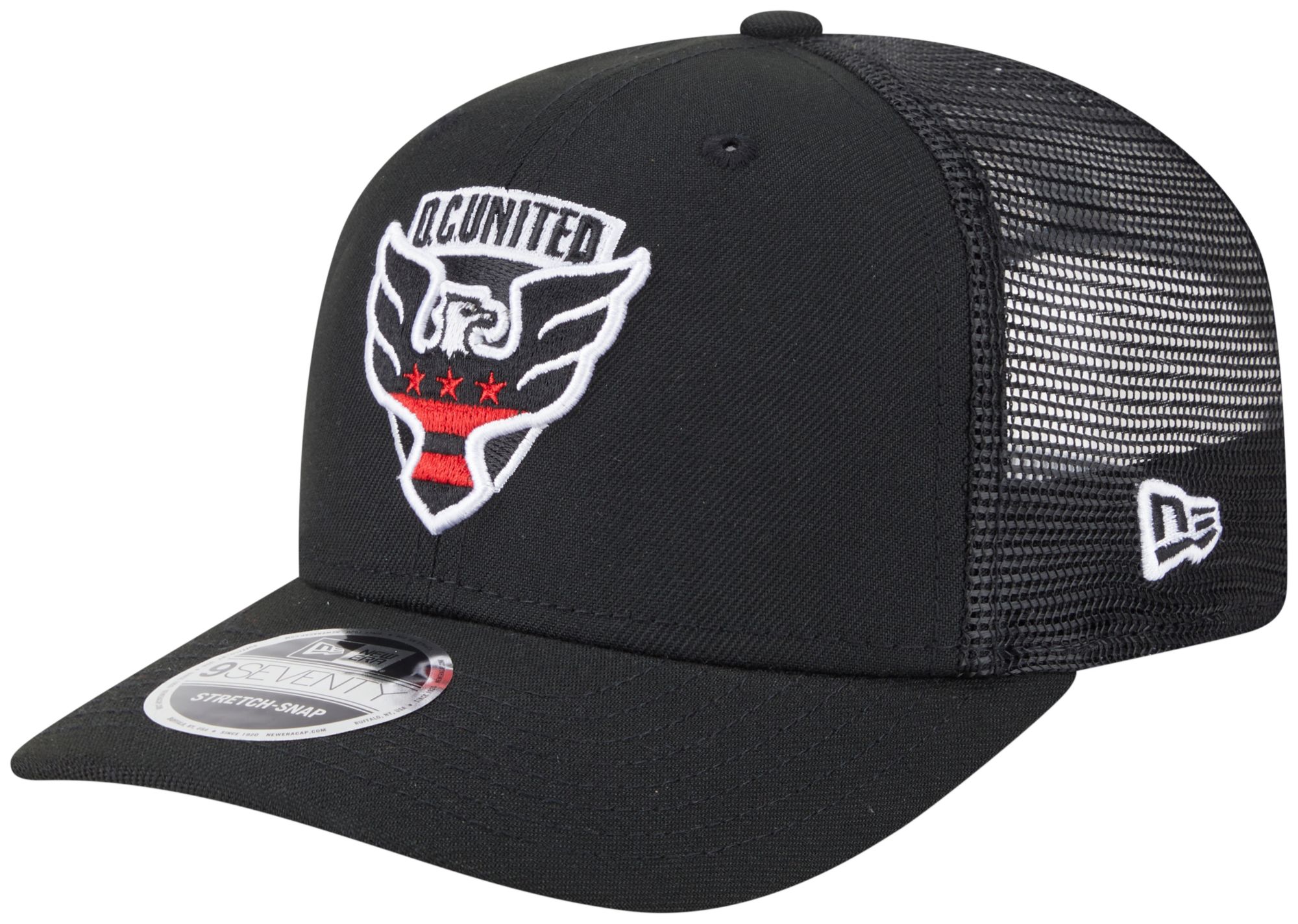 New Era Adult D.C. United Black 9Seventy Adjustable Stretch Fit Hat
