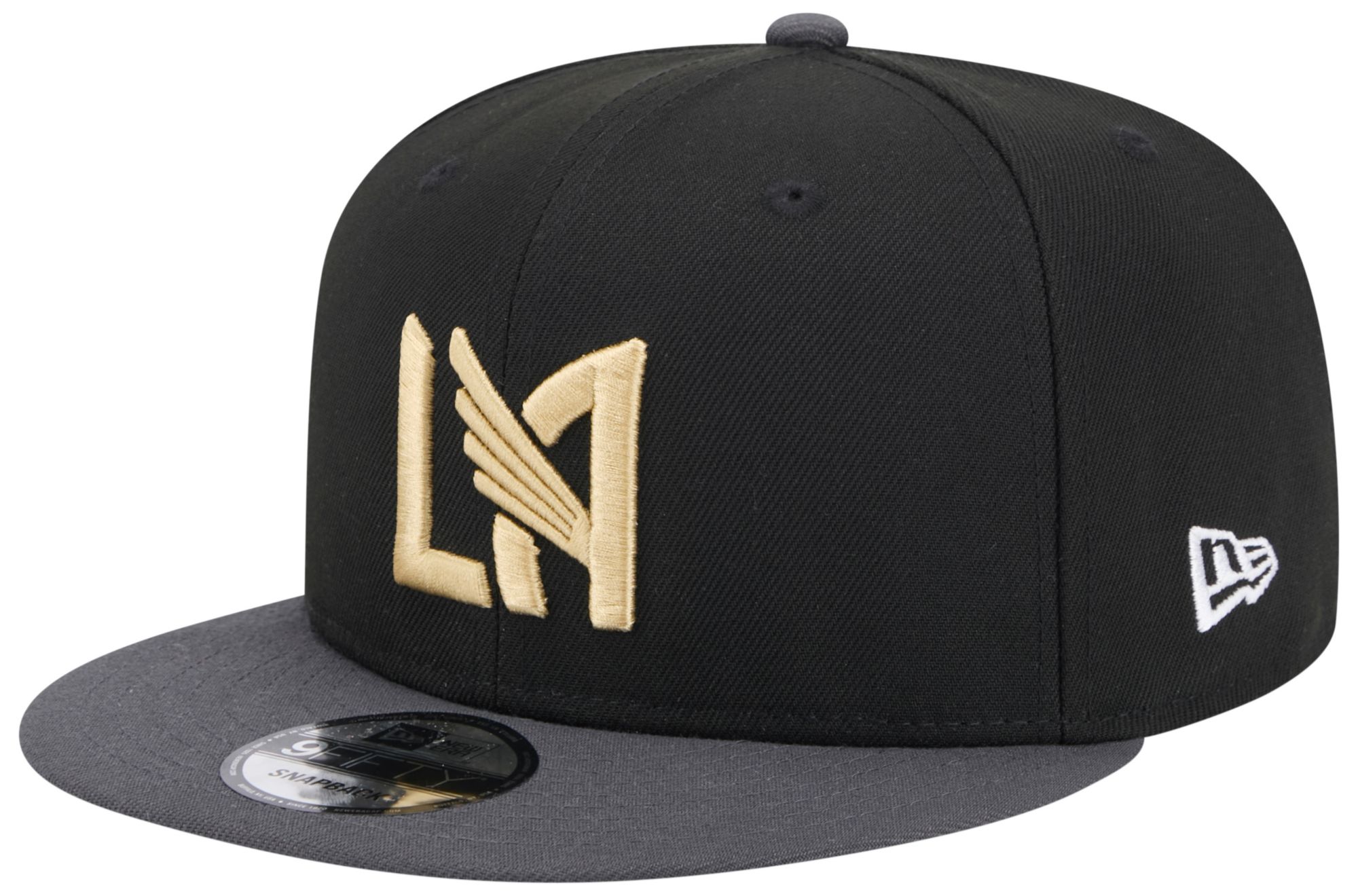New Era Adult Los Angeles FC Black Logo 9Fifty Adjustable Hat