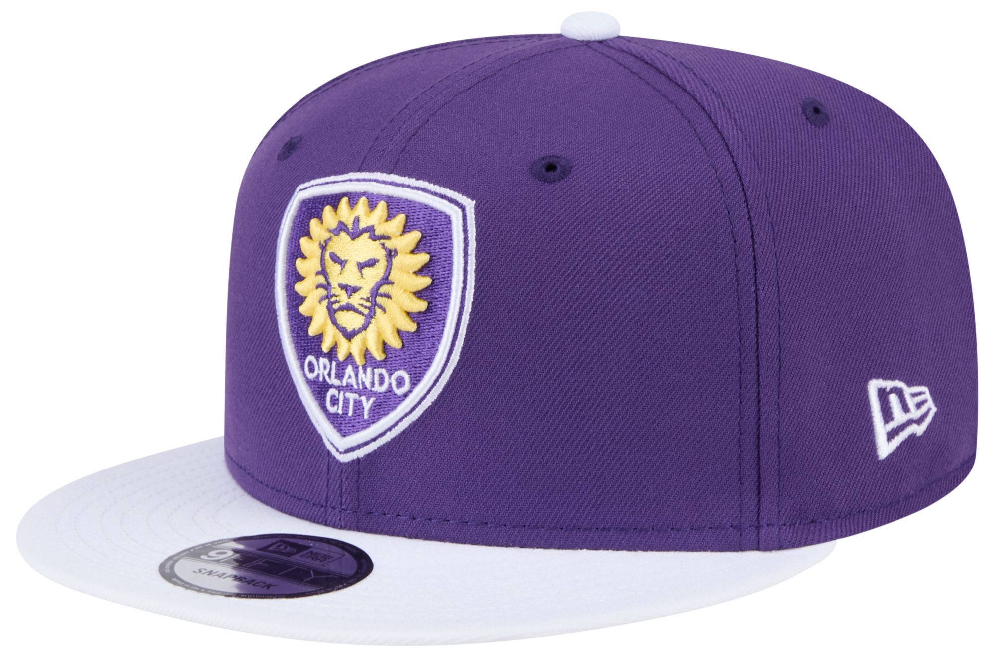 New Era Adult Orlando City Purple Logo 9Fifty Adjustable Hat