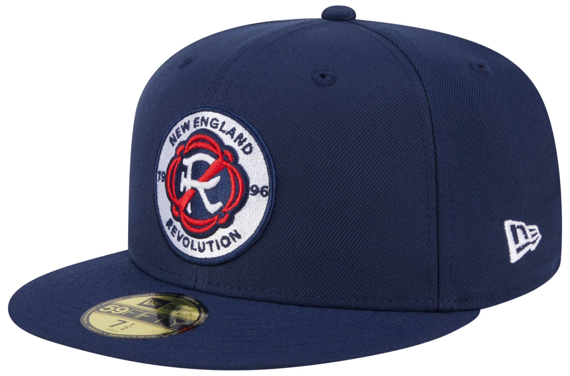New Era Adult New England Revolution Navy Logo 59Fifty Fitted Hat