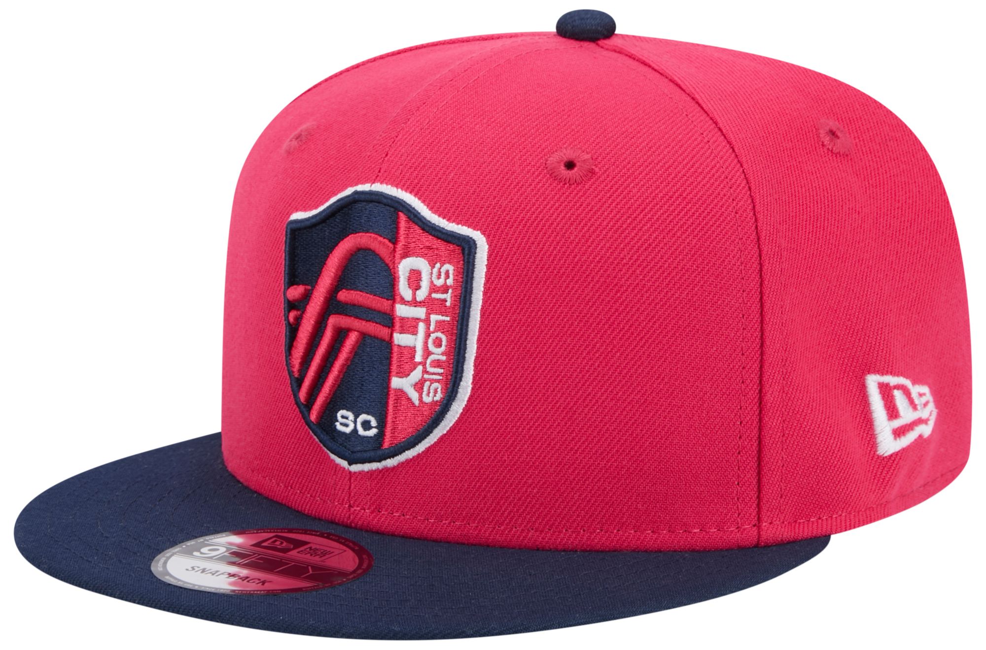New Era Adult St. Louis City SC Red Logo 9Fifty Adjustable Hat