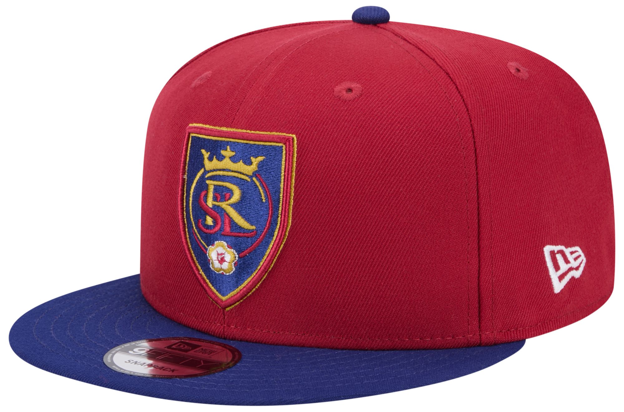 New Era Adult Real Salt Lake Red Logo 9Fifty Adjustable Hat
