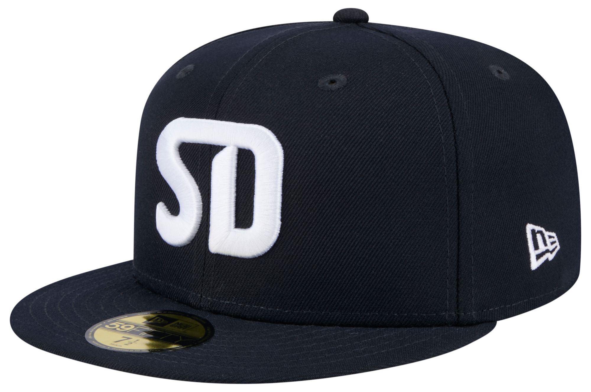 New Era Adult San Diego FC Navy Logo 59Fifty Fitted Hat