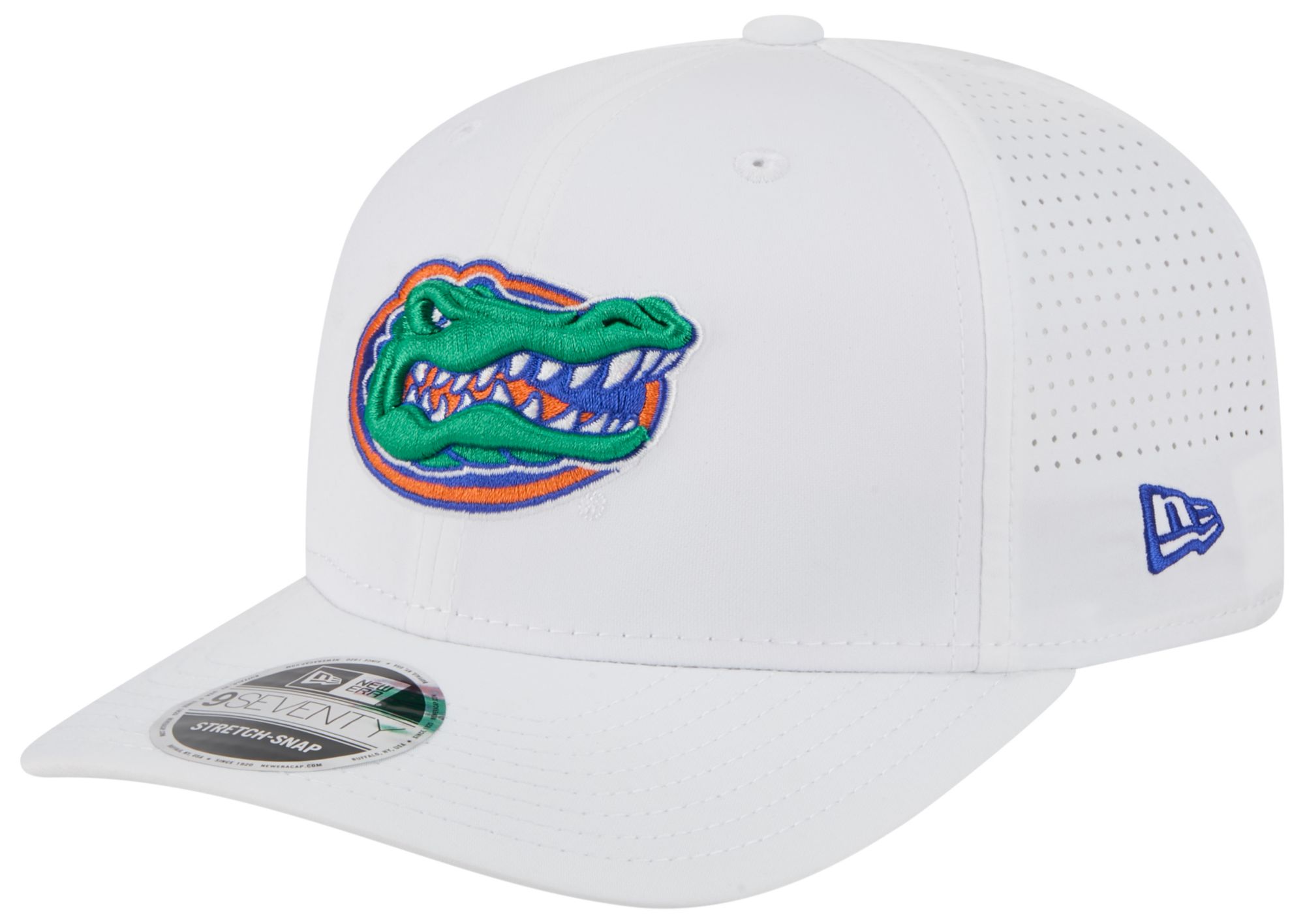 New Era Adult Florida Gators White Performance 9Seventy Adjustable Stretch-Snap Hat