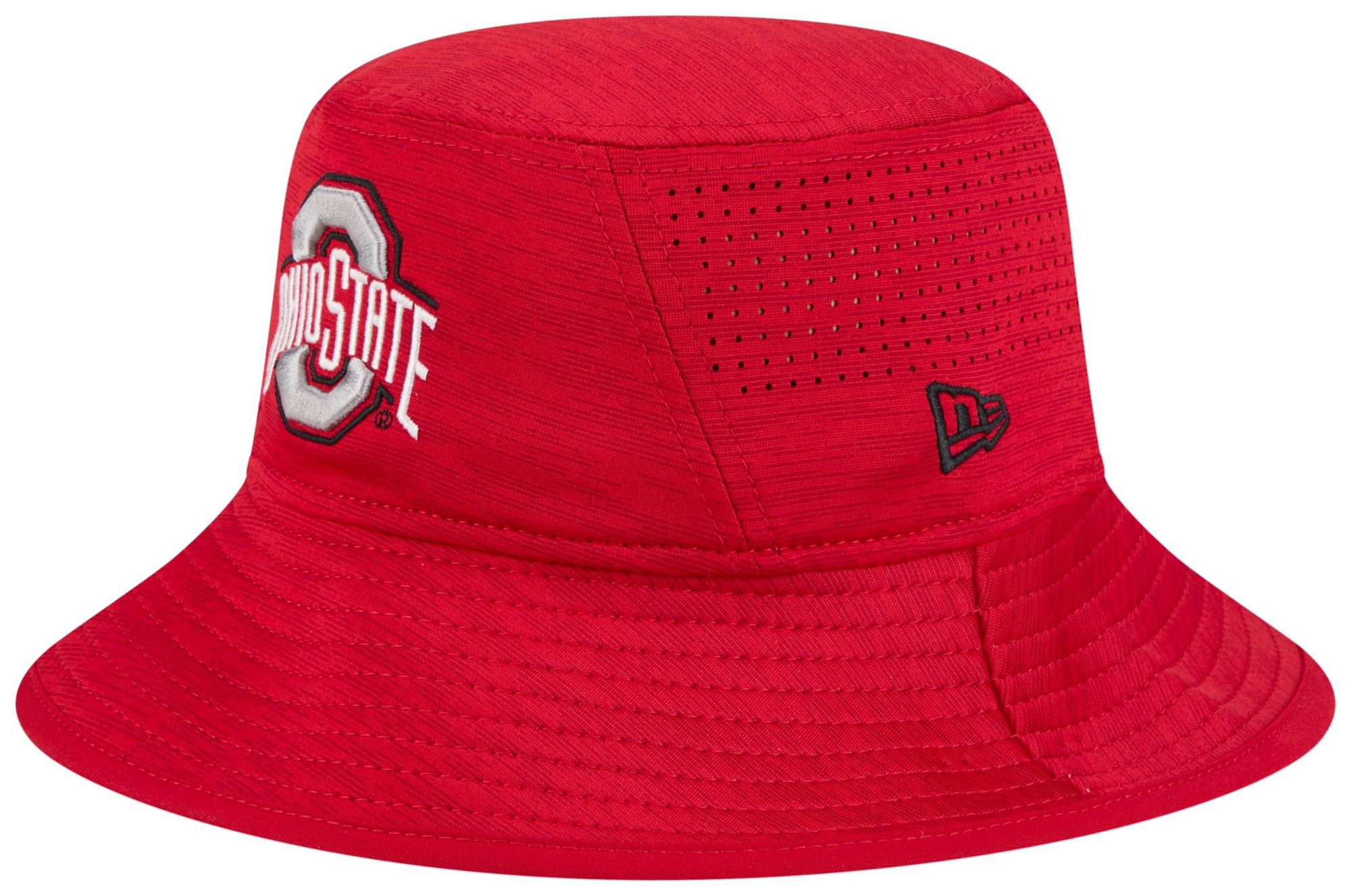 New Era Adult Ohio State Buckeyes Red Digi Bucket Hat